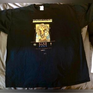 TUTANKHAMUN Golden Age of Pharaohs King Tut 2005 LACMA TShirt Men’s sz 2XL NEW